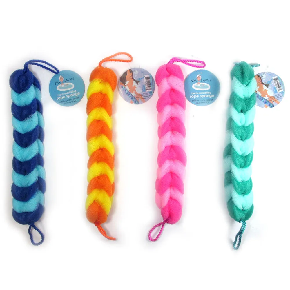 10 Bath Sponge Scrubber Mesh Shower Exfoliating Body Back Brush Wash Nylon Puff