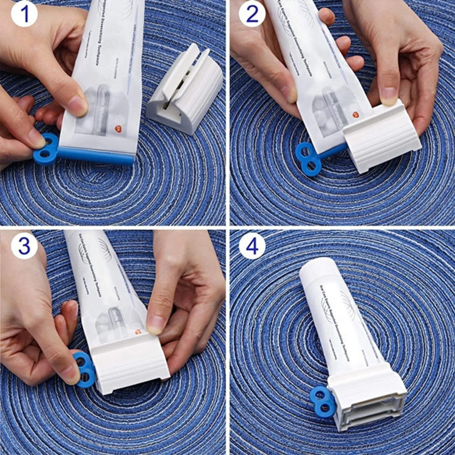 2452 Rolling Tube Toothpaste Squeezer Toothpaste Seat Holder Stand
