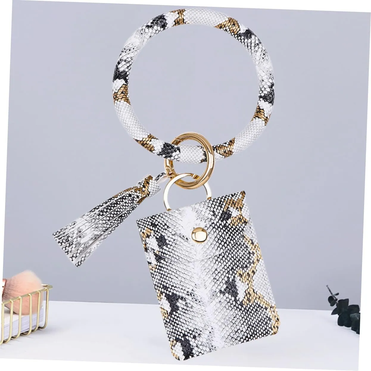 2pcs Portapotty Morphie Portable Women Bangle Whiting Keychain Wallet Womens Braclets Acondicionador Id