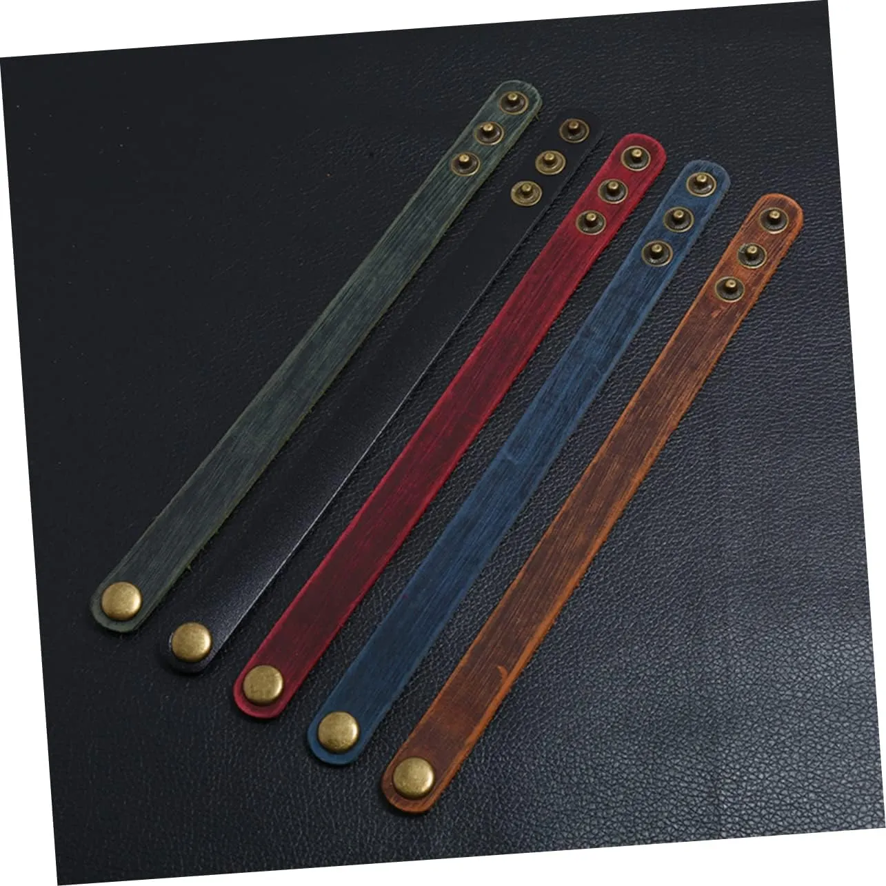 4pcs Mens Cuff Bracelets Bracelet for Men Mens Bracelet Woven Bracelets for Women Leather Bracelet for
