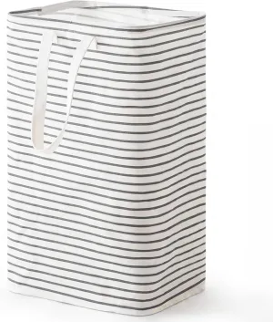 88L Freestanding Laundry Hamper, Collapsible Waterproof Clothes Basket with Easy Carry Long Handle, Washing Bag for Clothes, Toys (1 Pack, Grey)