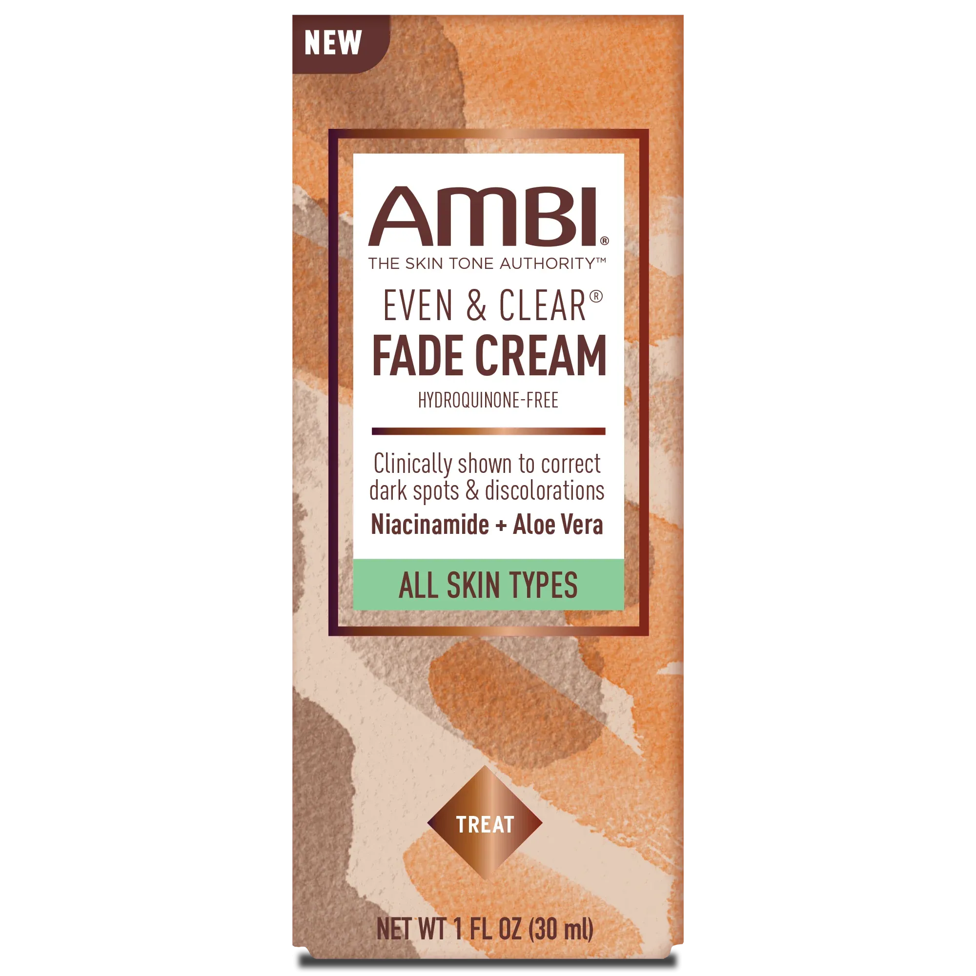 Ambi Even & Clear Fade Cream Hydroquinone-Free 1 oz