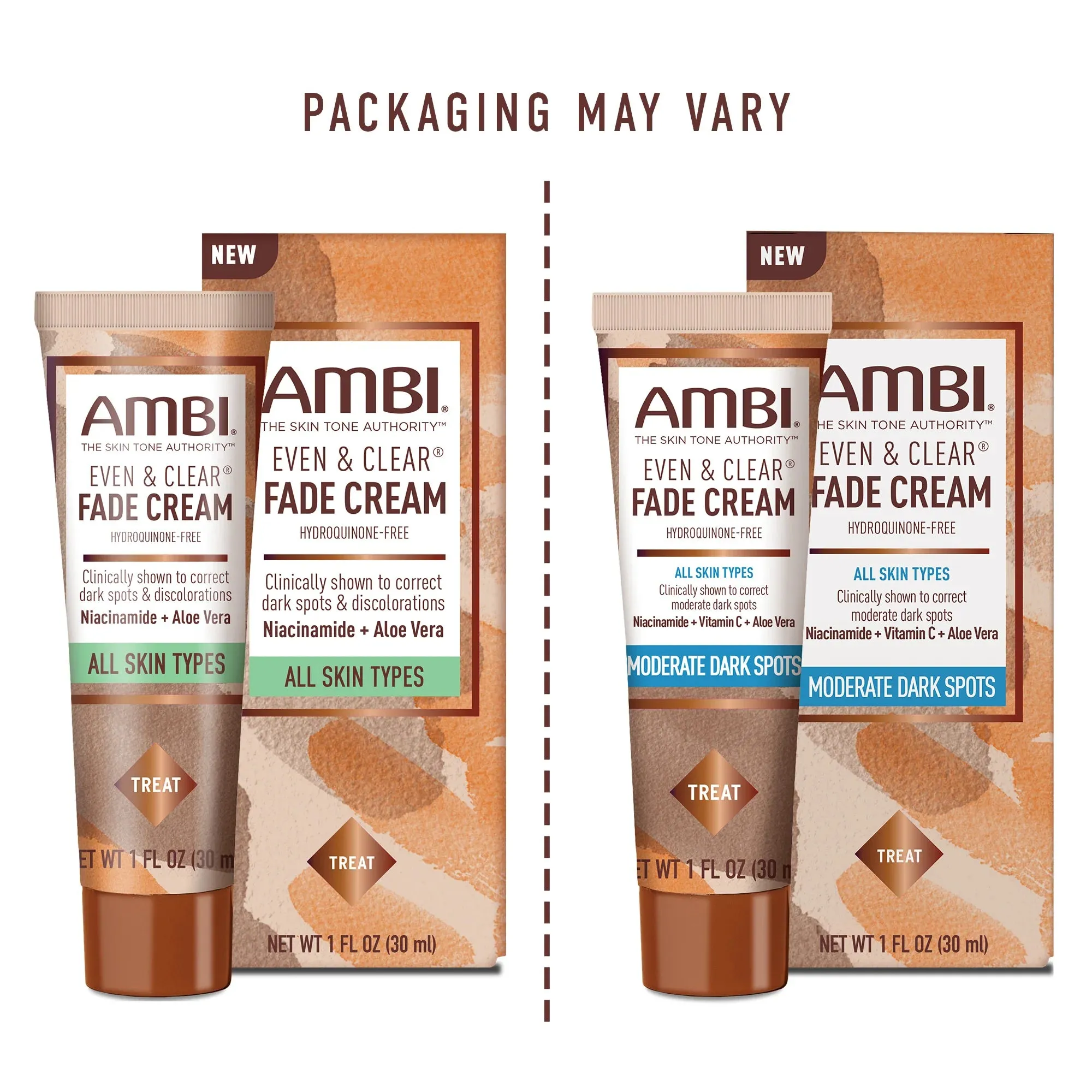Ambi Even & Clear Fade Cream Hydroquinone-Free 1 oz