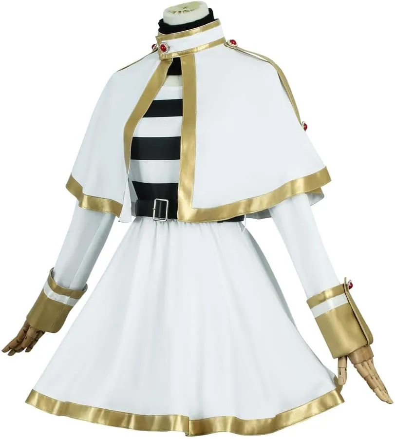 Anime Frieren Cosplay Costume Frieren Beyond Journey's End Uniform Dress Cloak Halloween Party Outfits Full Set
