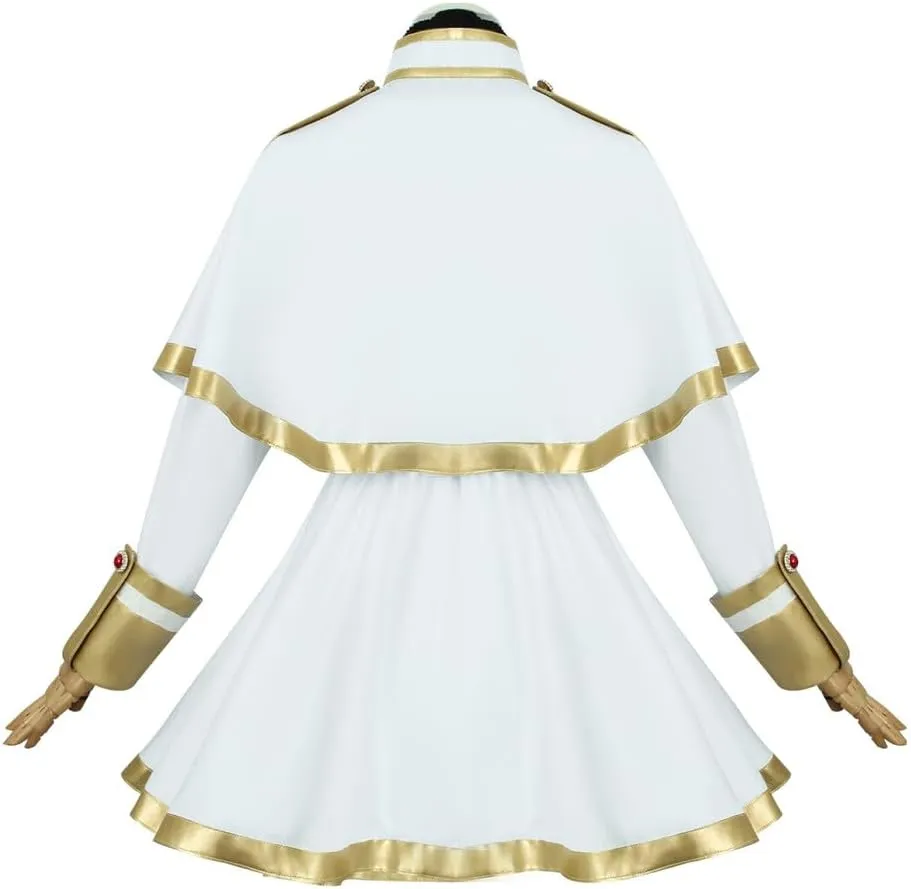Anime Frieren Cosplay Costume Frieren Beyond Journey's End Uniform Dress Cloak Halloween Party Outfits Full Set