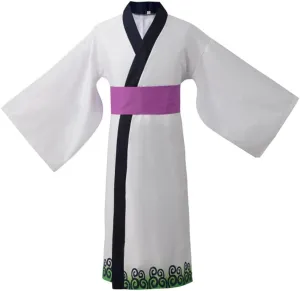 Anime Kimono Cosplay Men Costume Robe Cloak Uniform Halloween Outfits With Earrings