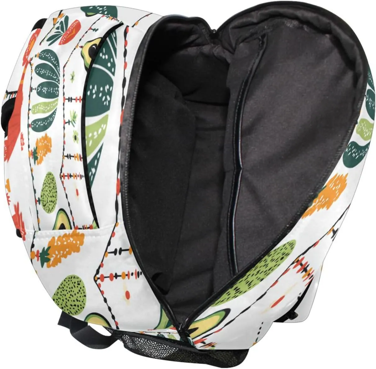 Backpacks for Teens Boys Girls Fashion Diaper Bag Backpack with Chest Strap Gift Men & Women Mexican Style Cinco De Mayo Necklaces Avocados