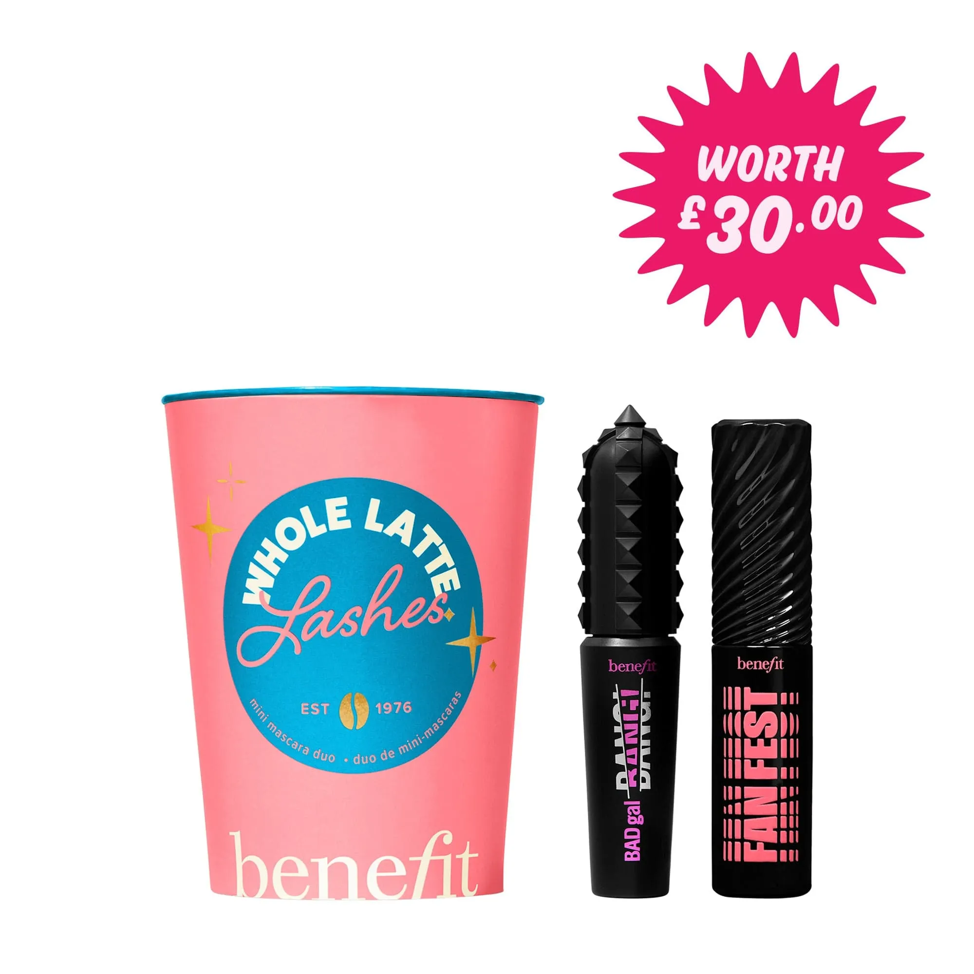 Benefit Whole Latte Lashes Mini Mascara Duo