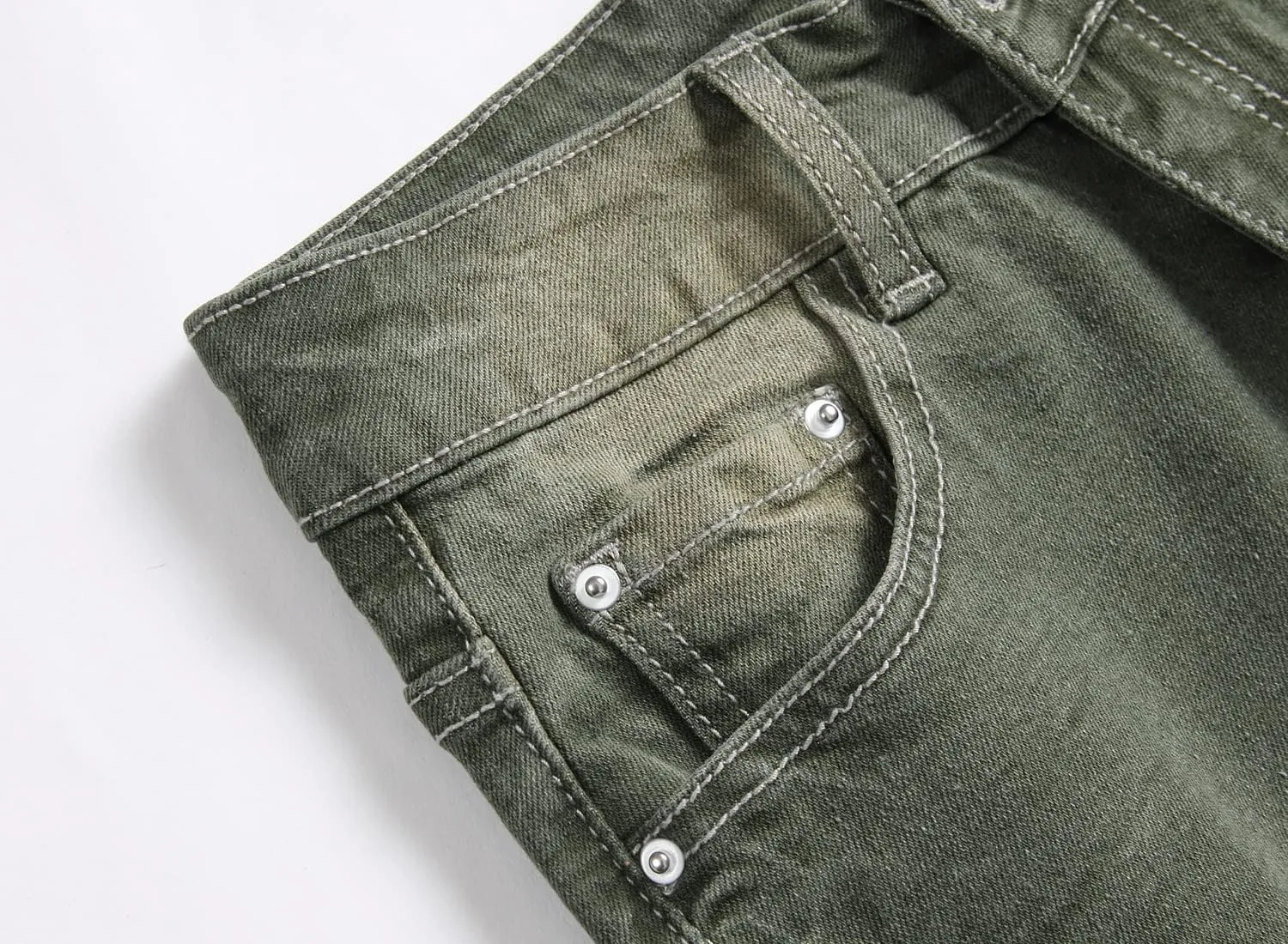 Boy's Skinny Fit Ripped Distressed Stretch Fashion Denim Jeans Pants
