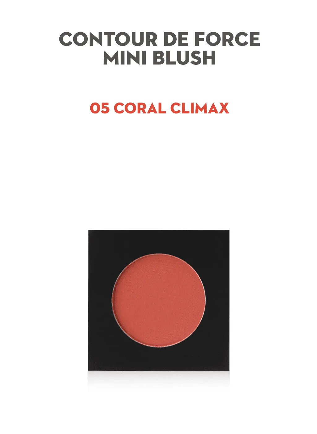Contour De Force Mini Blush - 05 Coral Climax