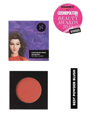 Contour De Force Mini Blush - 05 Coral Climax