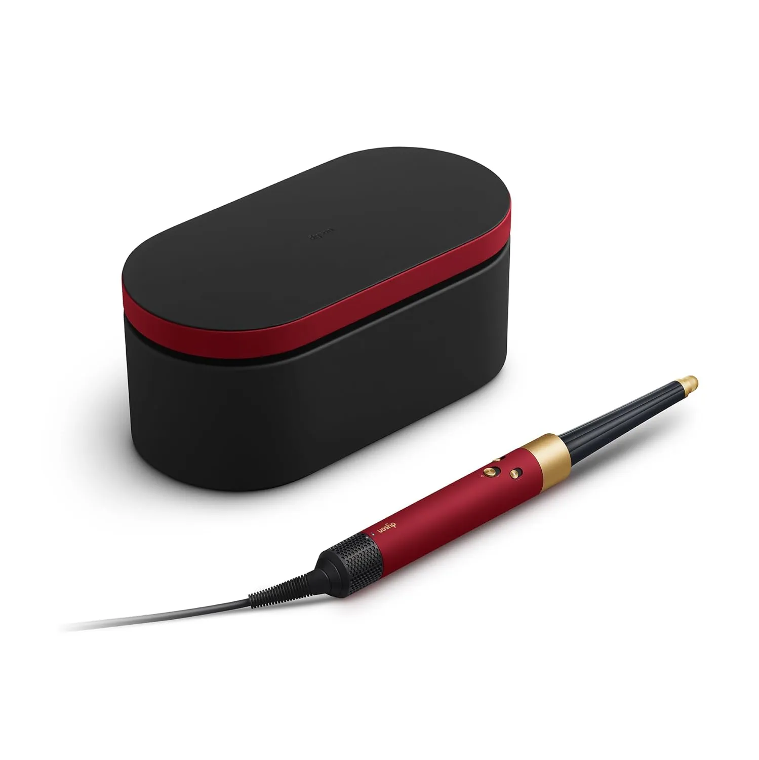 Dyson Airwrap I.D. Multi-Styler HS08 (Red Velvet & Gold, 1300W, Bluetooth Enabled, 6 Attachments, No Heat Damage, Limited Edition)