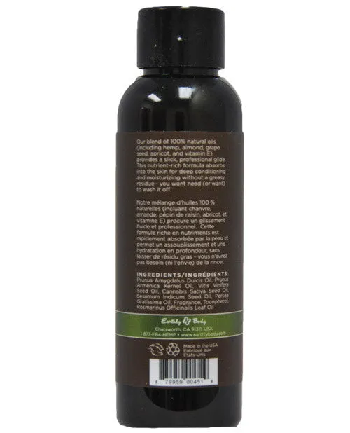 Earthly Body Massage & Body Oil - 2 Oz Guavalva
