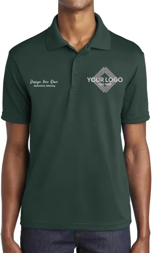 INK STITCH Men St640 Custom Embroidery Personalized Logo Texs Mesh Cool Fit Polo Shirts