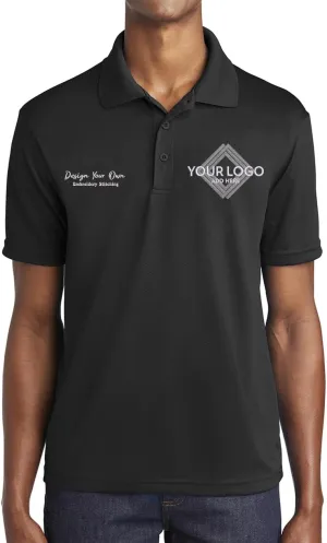 INK STITCH Men St640 Custom Embroidery Personalized Logo Texs Mesh Cool Fit Polo Shirts