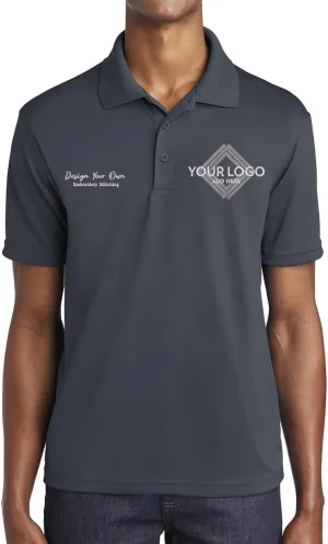 INK STITCH Men St640 Custom Embroidery Personalized Logo Texs Mesh Cool Fit Polo Shirts