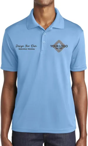INK STITCH Men St640 Custom Embroidery Personalized Logo Texs Mesh Cool Fit Polo Shirts