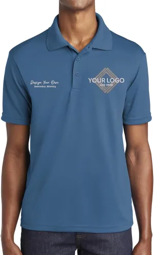 INK STITCH Men St640 Custom Embroidery Personalized Logo Texs Mesh Cool Fit Polo Shirts