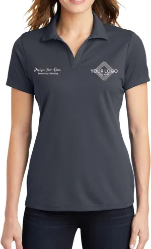 INK STITCH Women Lst640 Custom Embroidery Personalized Logo Texs Mesh Cool Fit Polo Shirts