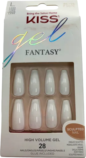 Kiss Gel Fantasy Sculpted Nail High Volume Gel L 28 Nails