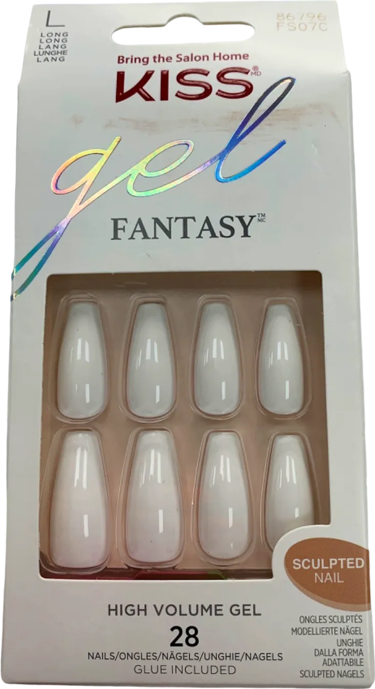 Kiss Gel Fantasy Sculpted Nail High Volume Gel L 28 Nails