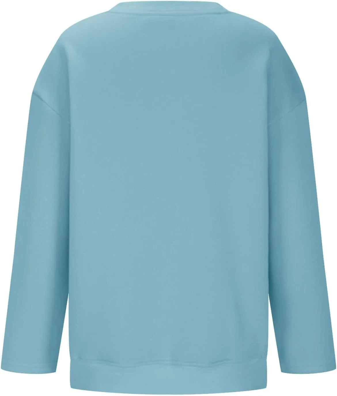 Long Sleeve Oversized Hoodies Sweatshirts For Women Winter Crew Neck Long Sleeve Pullover Tunic Teen Tops Clothes