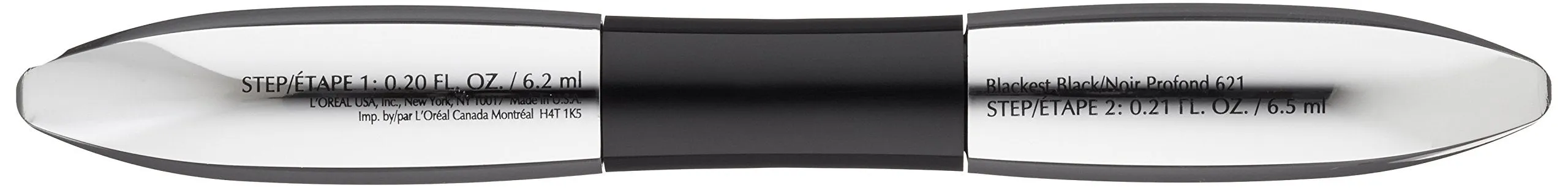 L'Oreal Paris Cosmetics Voluminous Superstar Washable Mascara, Blackest Black, 1 Tube