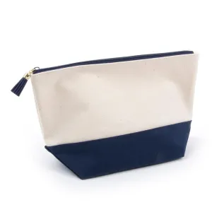 MainStreet Collection Canvas Cosmetic Bag (Navy)