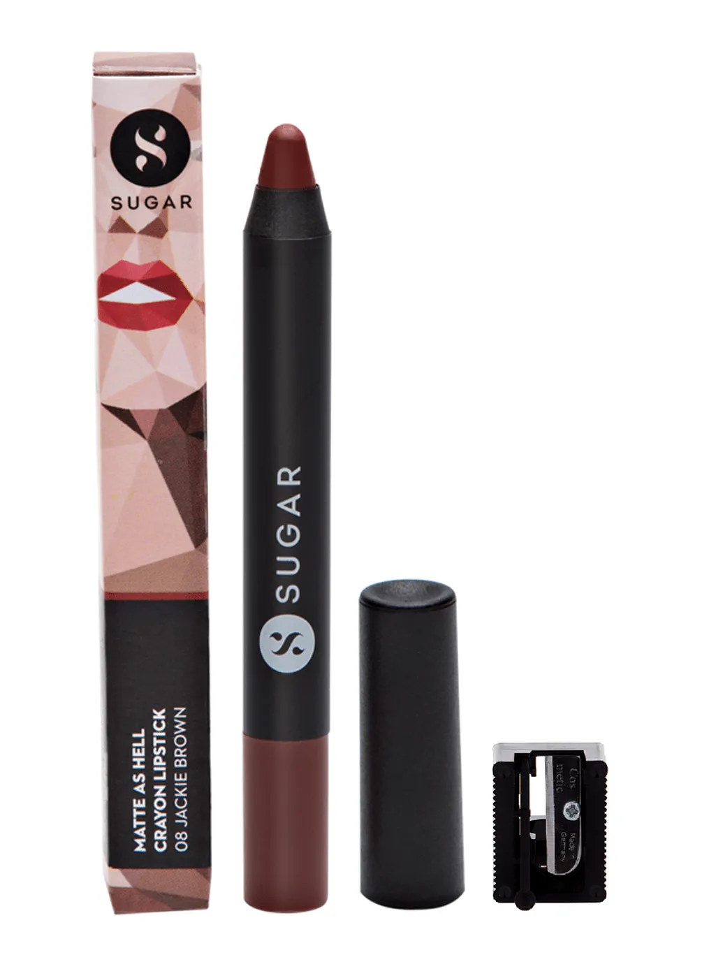 Matte As Hell Crayon Lipstick - 08 Jackie Brown