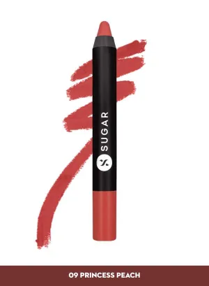 Matte As Hell Crayon Lipstick - 09 Princess Peach