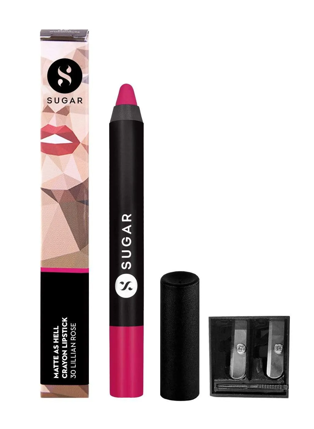 Matte As Hell Crayon Lipstick - 30 Lillian Rose