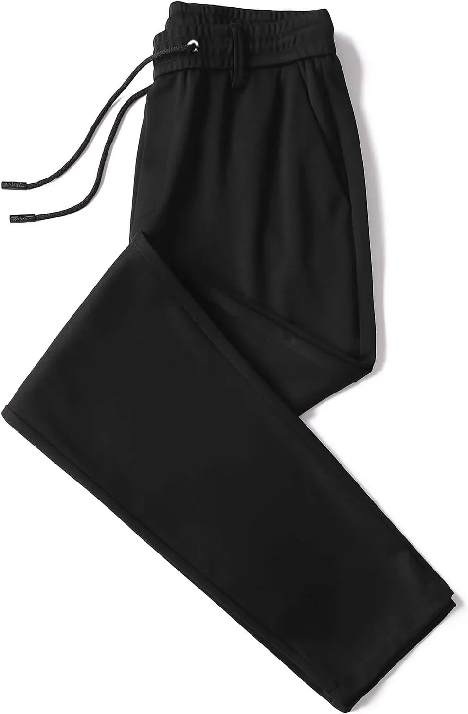 Men's Lightweight Jogging Pant Lounge Work Joggers Relaxed Fit Sports Casual Sweatpant Cuffed Sweat Pants