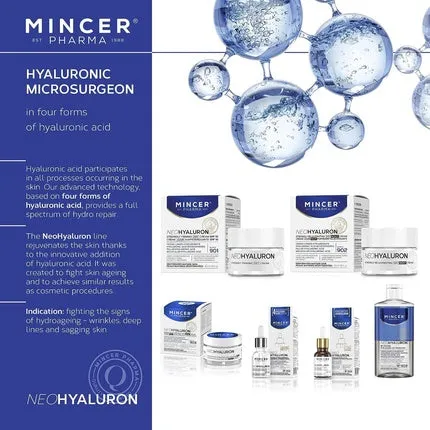 Mincer Pharma Neo Hyaluronic Intense restorative moisturizing night face cream with hyaluronic acid 50 ml , Mincer Est.  Pharma 1989