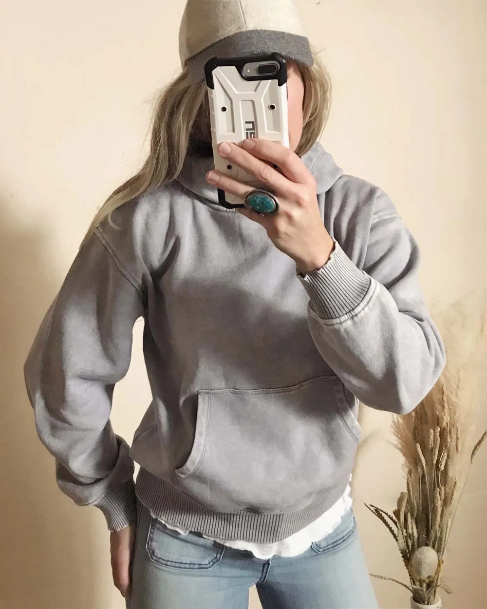 Mineral Dye Sweatshirt in Gray