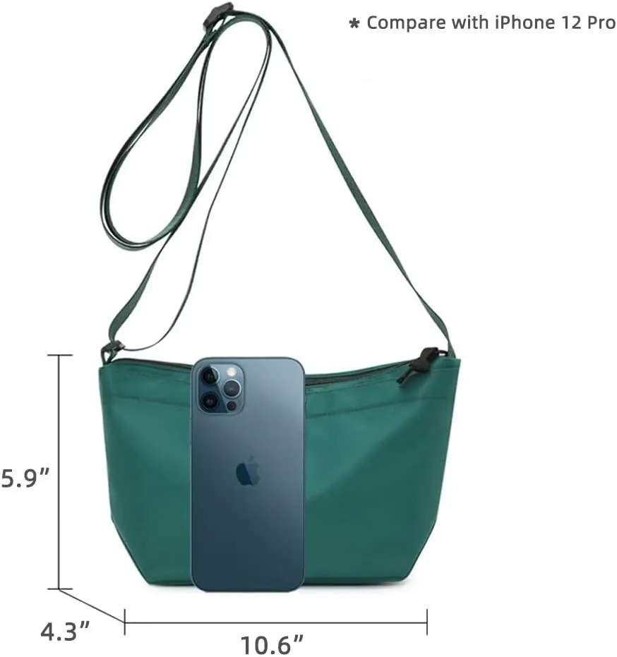 Mudono Small Crossbody Bag for Women Casual Waterproof Shoulder Messenger Purse Lightweight Outdoor Travel Satchel