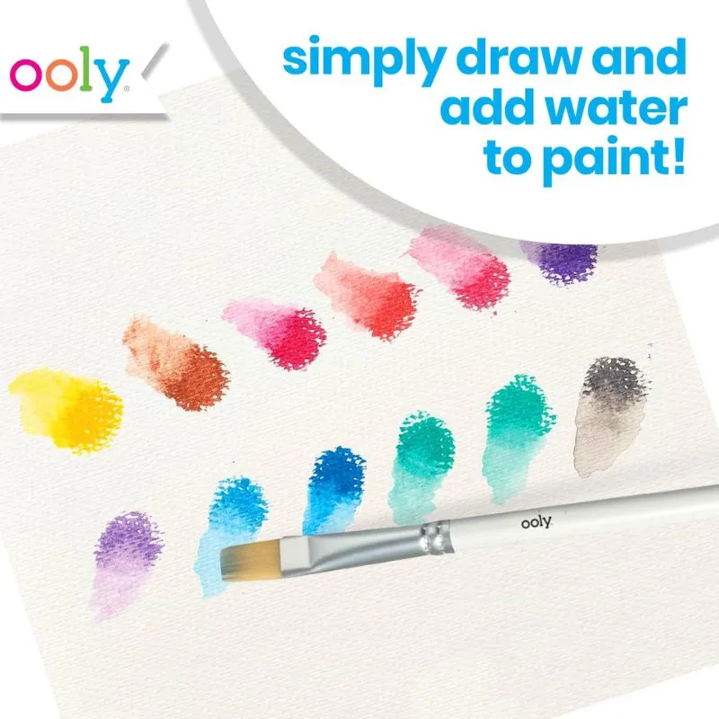 Rainbow Sparkle Metallic Watercolor Gel Crayons