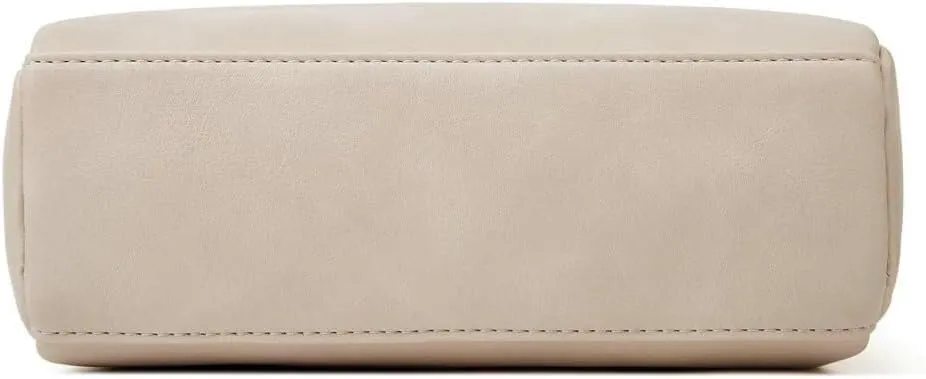 Retro Inspired PU Leather Shoulder & Crossbody Soft Hobo Totes Handbag for Women Fashion Purse with Zipper Satchel