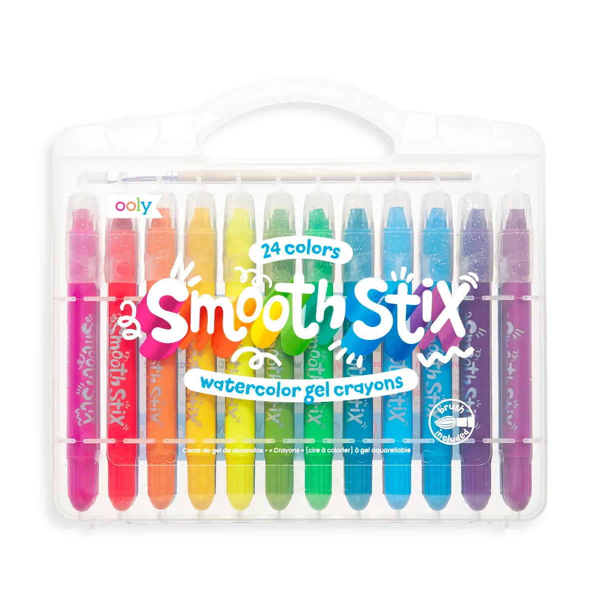Smooth Stix Watercolor Gel Crayons - Set of 24 by OOLY