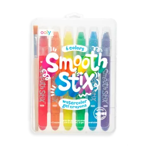 Smooth Stix Watercolour Gel Crayons - Set of 6
