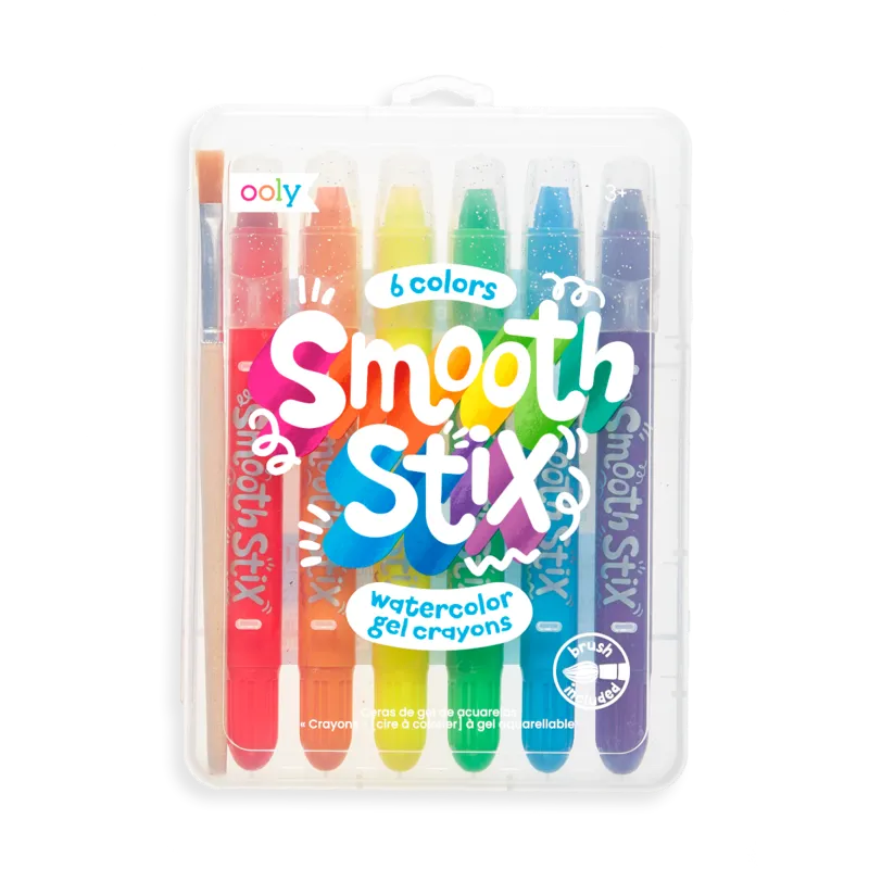 Smooth Stix Watercolour Gel Crayons - Set of 6
