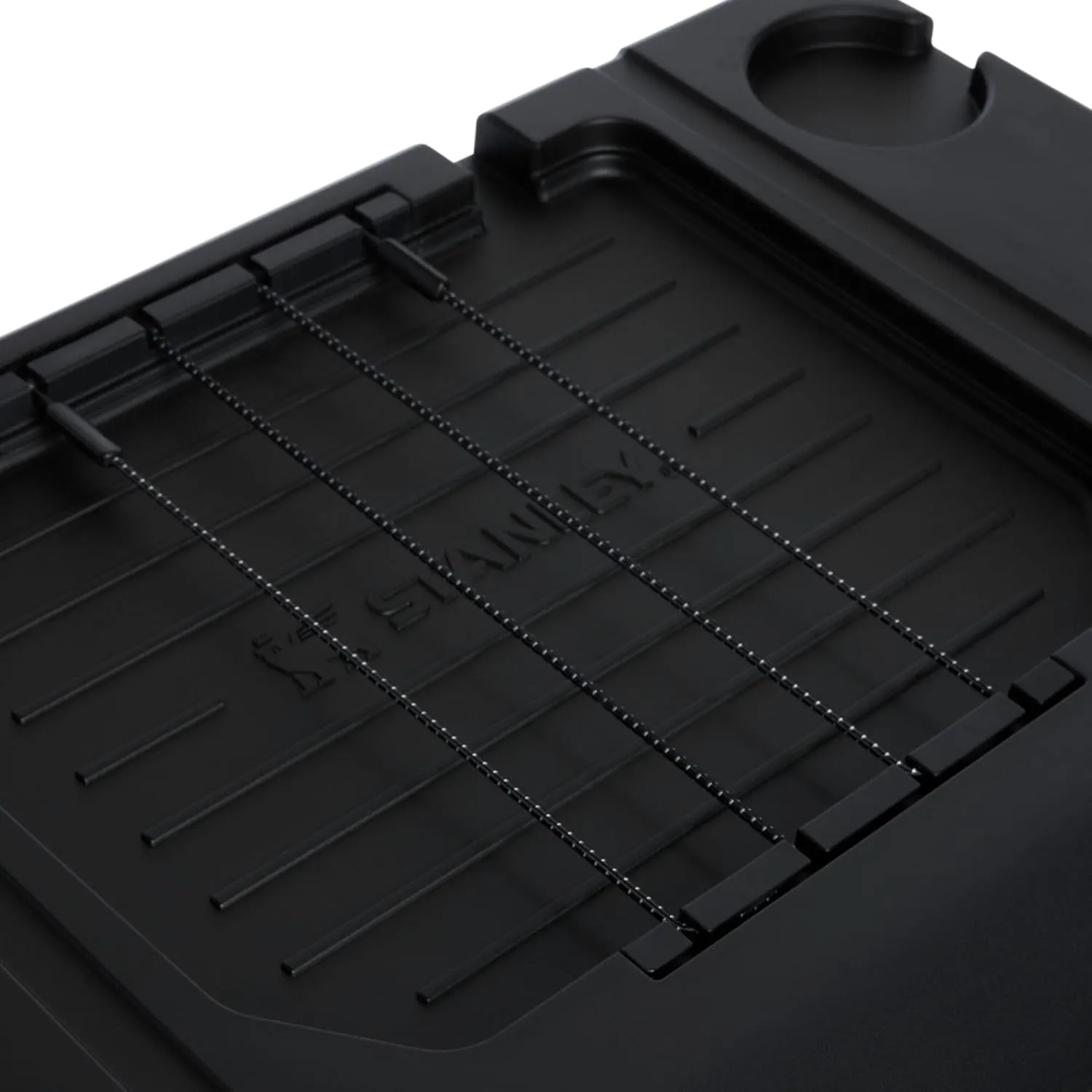 Stanley Adventure Outdoor Cooler 50 qt | Heavy Duty Outdoor Camping Cooler with Easy Carry Side Handles | 6 Days Cooling Ice Chest for 82 Cans | Flat Top Doubles as Seat | BPA-Free | Black 2.0