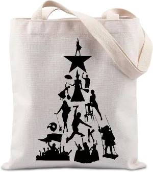 TIIMG Musical Christmas Tote Bag Musical Theatre Gift Theater Fans Gift