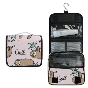 Toiletry Bag Cute Sloth Hanging Travel Toiletry Bag Dopp Kit Shaving Bag Toiletry Organizer Makeup Cosmetic Bag For Women Men