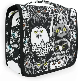 Toiletry Bag Ink Graffiti Owl Hanging Travel Toiletry Bag Dopp Kit Shaving Bag Toiletry Organizer Makeup Cosmetic Bag For Women Men