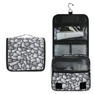 Toiletry Bag Pebble Pattern Hanging Travel Toiletry Bag Dopp Kit Shaving Bag Toiletry Organizer Makeup Cosmetic Bag For Women Men