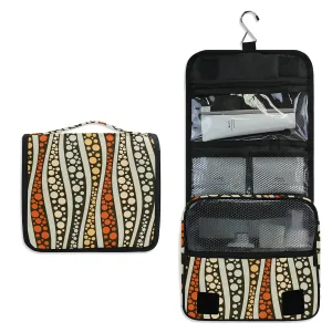 Toiletry Bag Stripes And Circles Hanging Travel Toiletry Bag Dopp Kit Shaving Bag Toiletry Organizer Makeup Cosmetic Bag For Women Men
