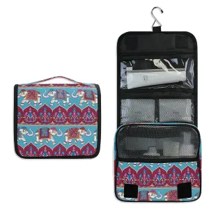 Toiletry Bag Traditional Elephants Hanging Travel Toiletry Bag Dopp Kit Shaving Bag Toiletry Organizer Makeup Cosmetic Bag For Women Men