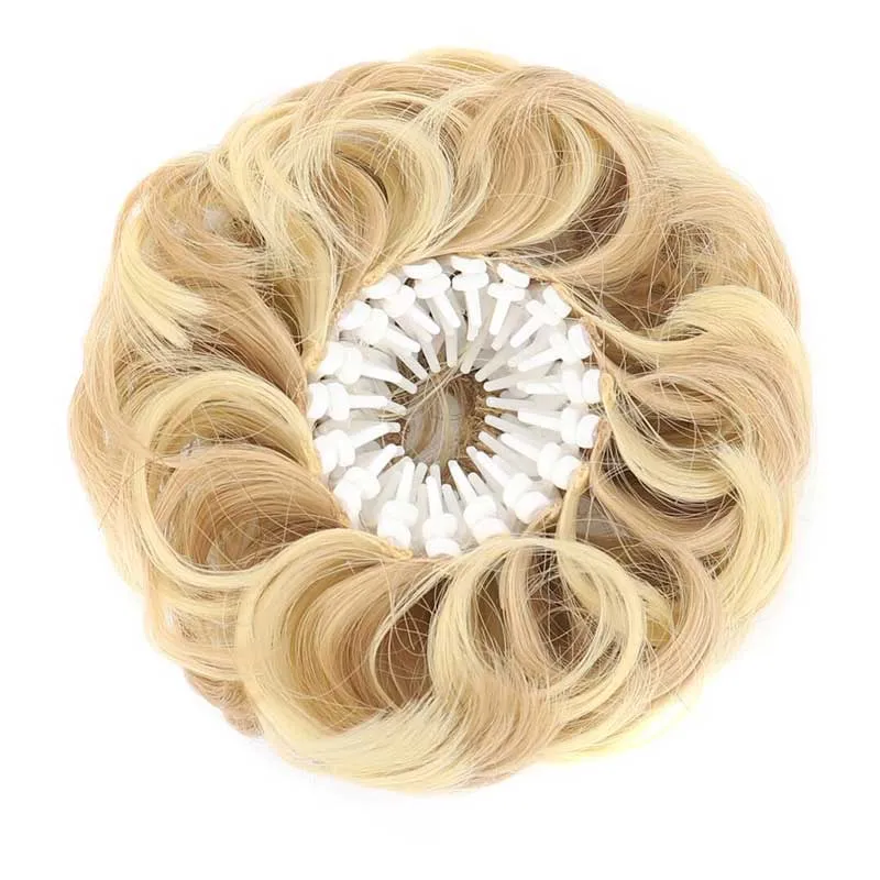 Voluminous Synthetic Bun Wig with Adjustable ClipBuy more, save more, free shipping over 30