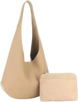 Women's Leather Large-capacity Shoulder Crossbody Bag Totes Hobo Versatile Bucket Bag Handbag Underarm Chic Stylish Luxury