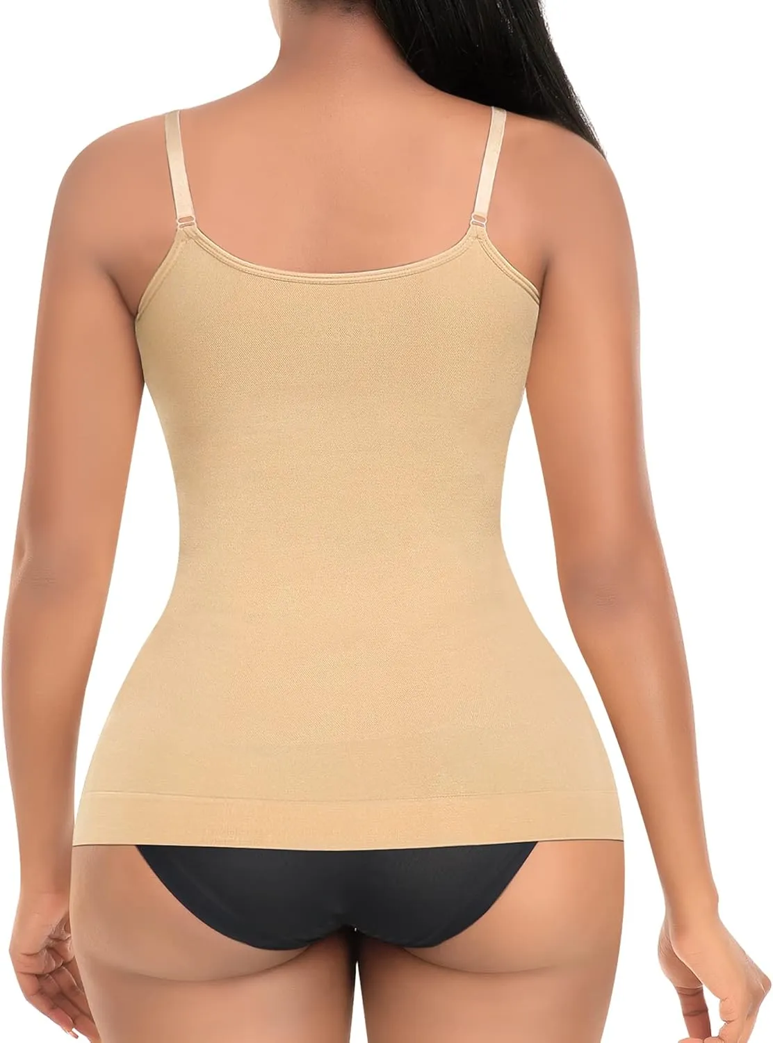 Womens Shapewear Tank Tops with Built in Bra Tummy Control Cami Shaper Compression Shaping Tops